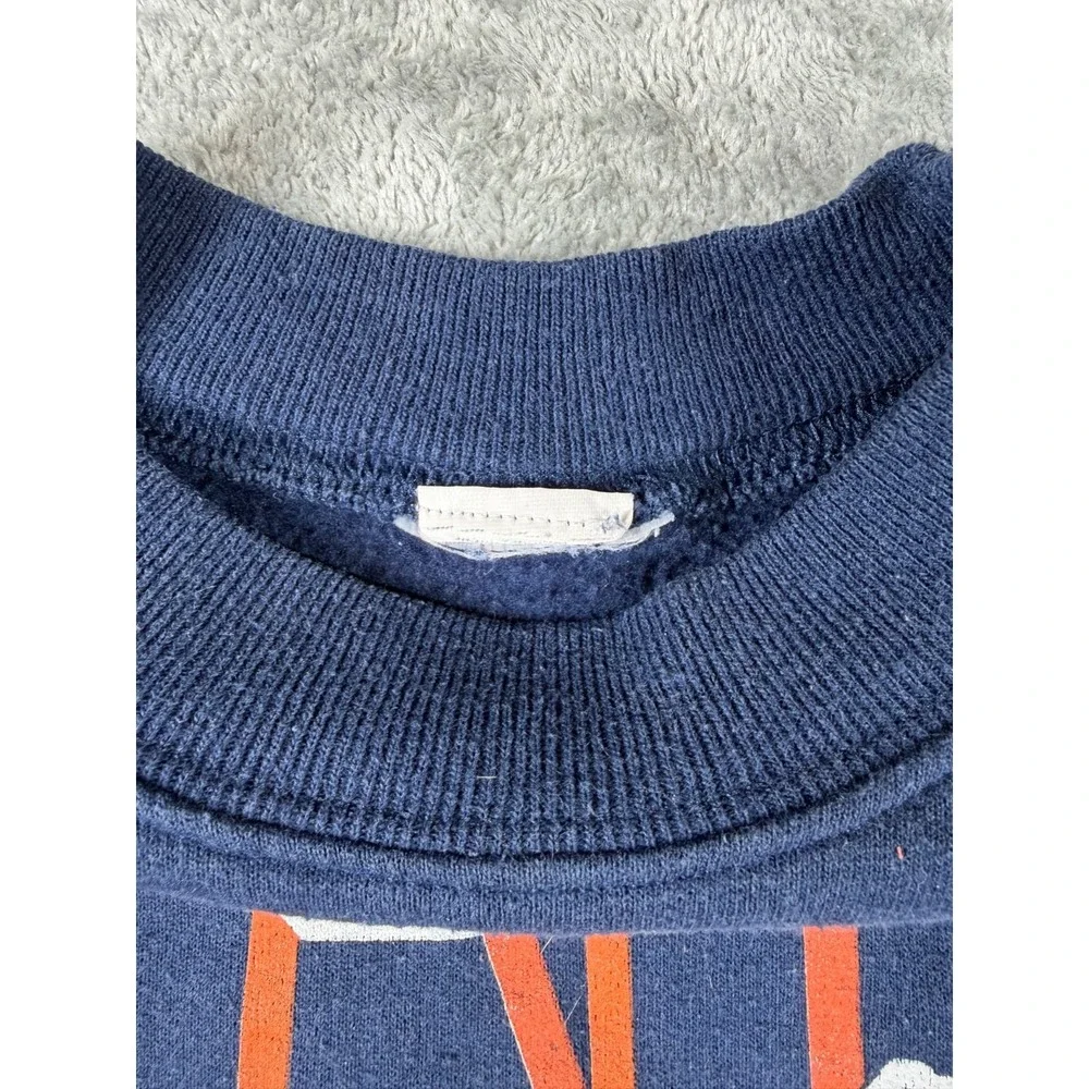 Vtg 1998 Denver Broncos Football Sweatshirt Navy NFL Crewneck Mens M